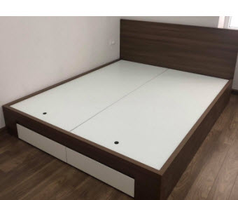 GIƯỜNG NGĂN KÉO GỖ CÔNG NGHIỆP